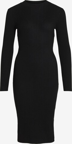 Robes en maille VILA en noir : devant