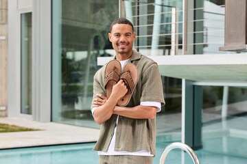 Tongs Rieker en marron