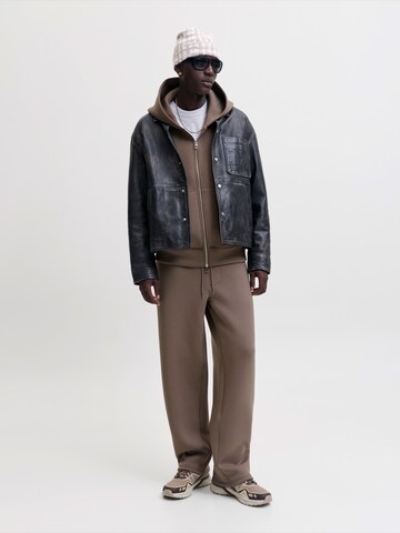 JACK & JONES Ζακέτα φούτερ 'JCOLEGACY' σε καφέ