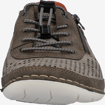 Rieker Lace-Up Shoes in Grey