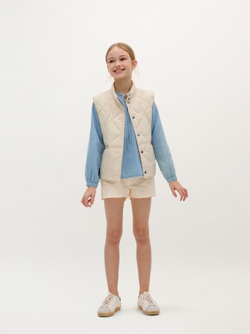 Scalpers Vest in Beige: front