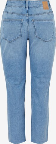 PIECES Loosefit Jeans 'Luna' i blå