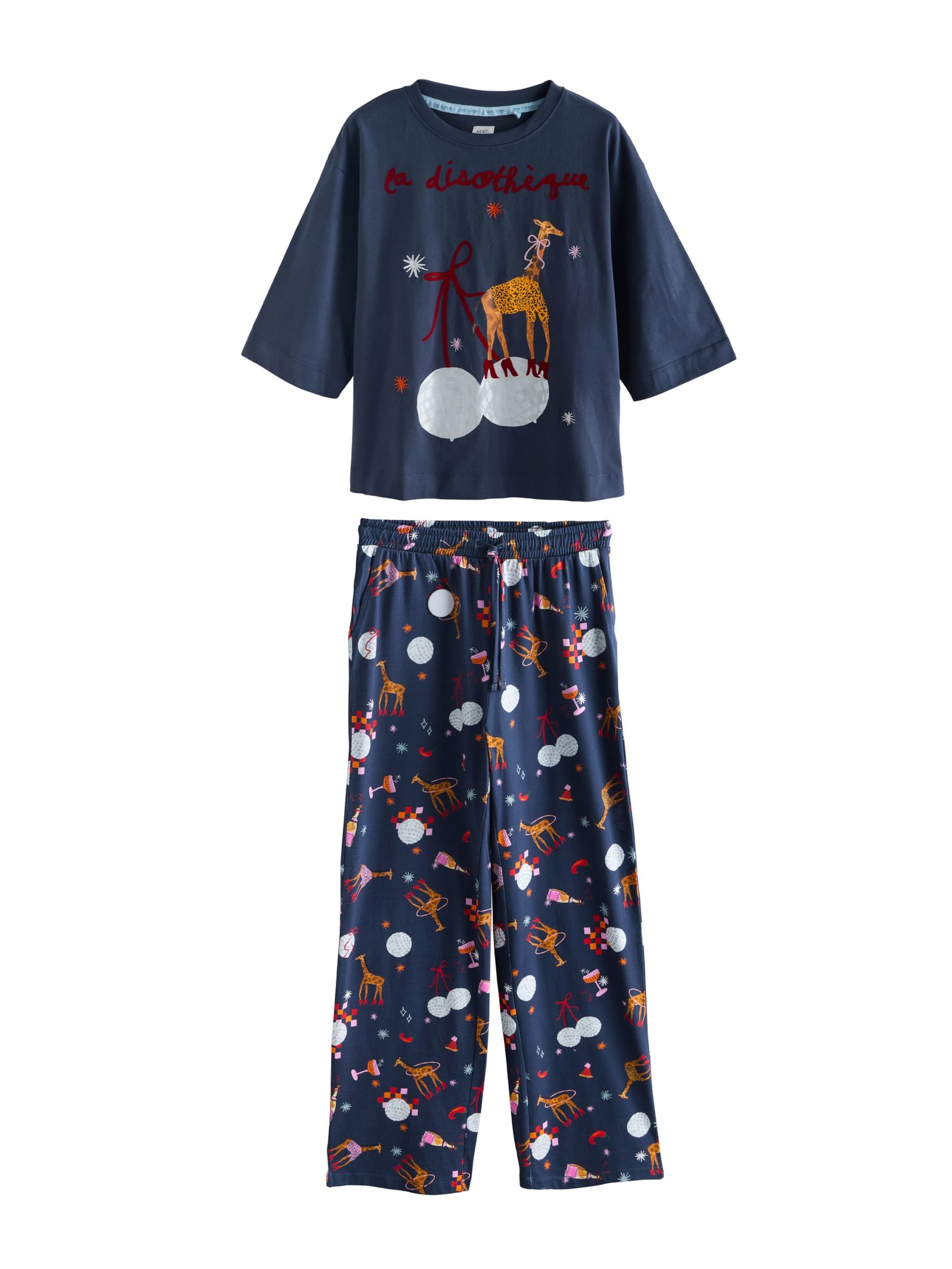 Next Pidžaama, värv sinine: eest vaates