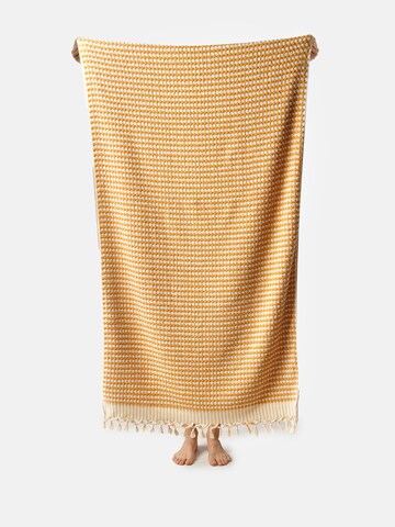 MARSIKOH Beach Towel 'PomPom' in Yellow