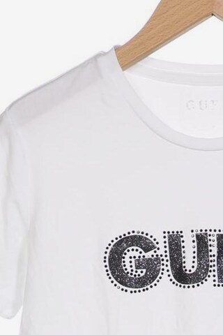 GUESS T-Shirt S in Weiß