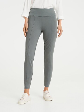 OPUS Skinny Leggings 'Enopi' i grøn: forside