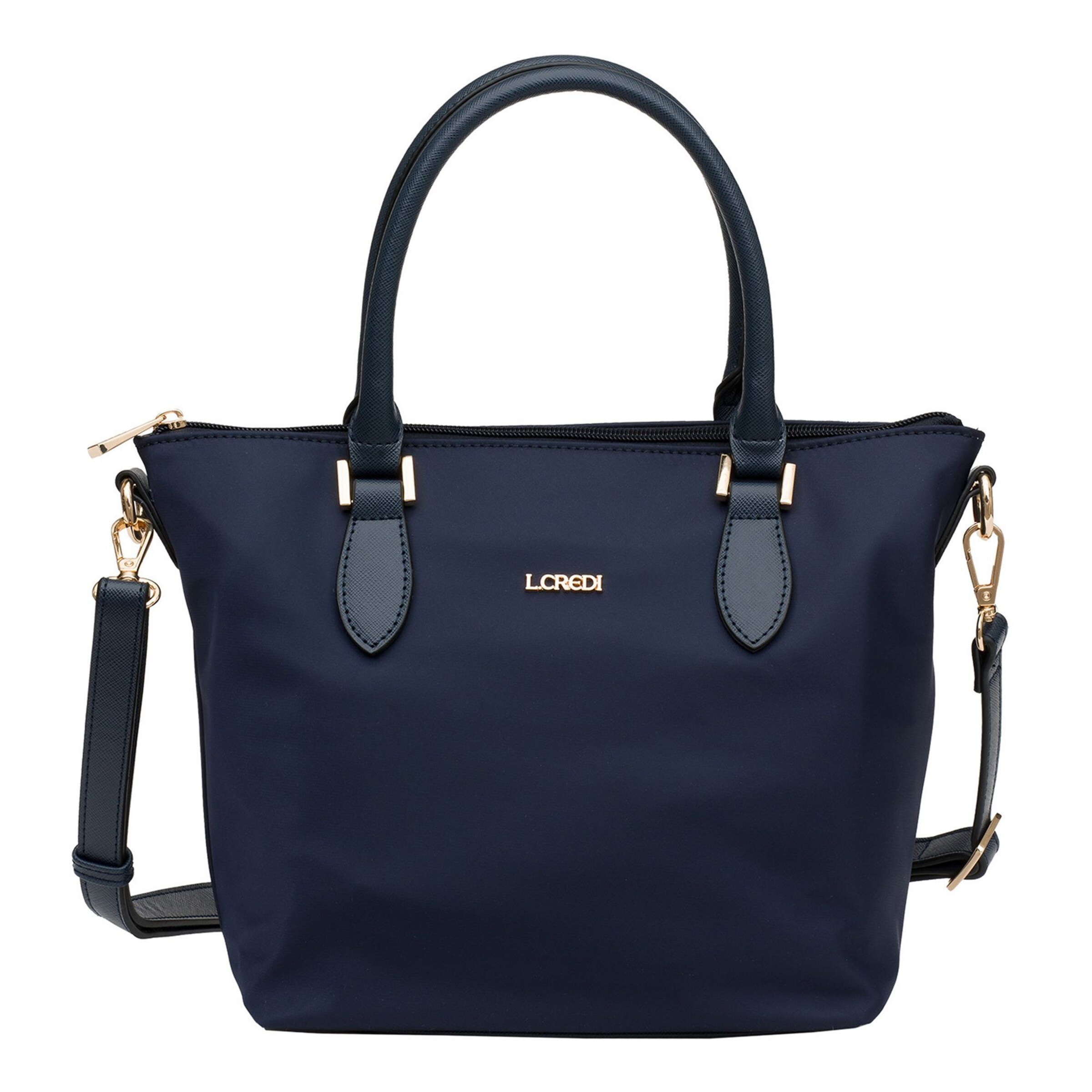 L.CREDI Shopper 'Alena' in Blauw: voorkant