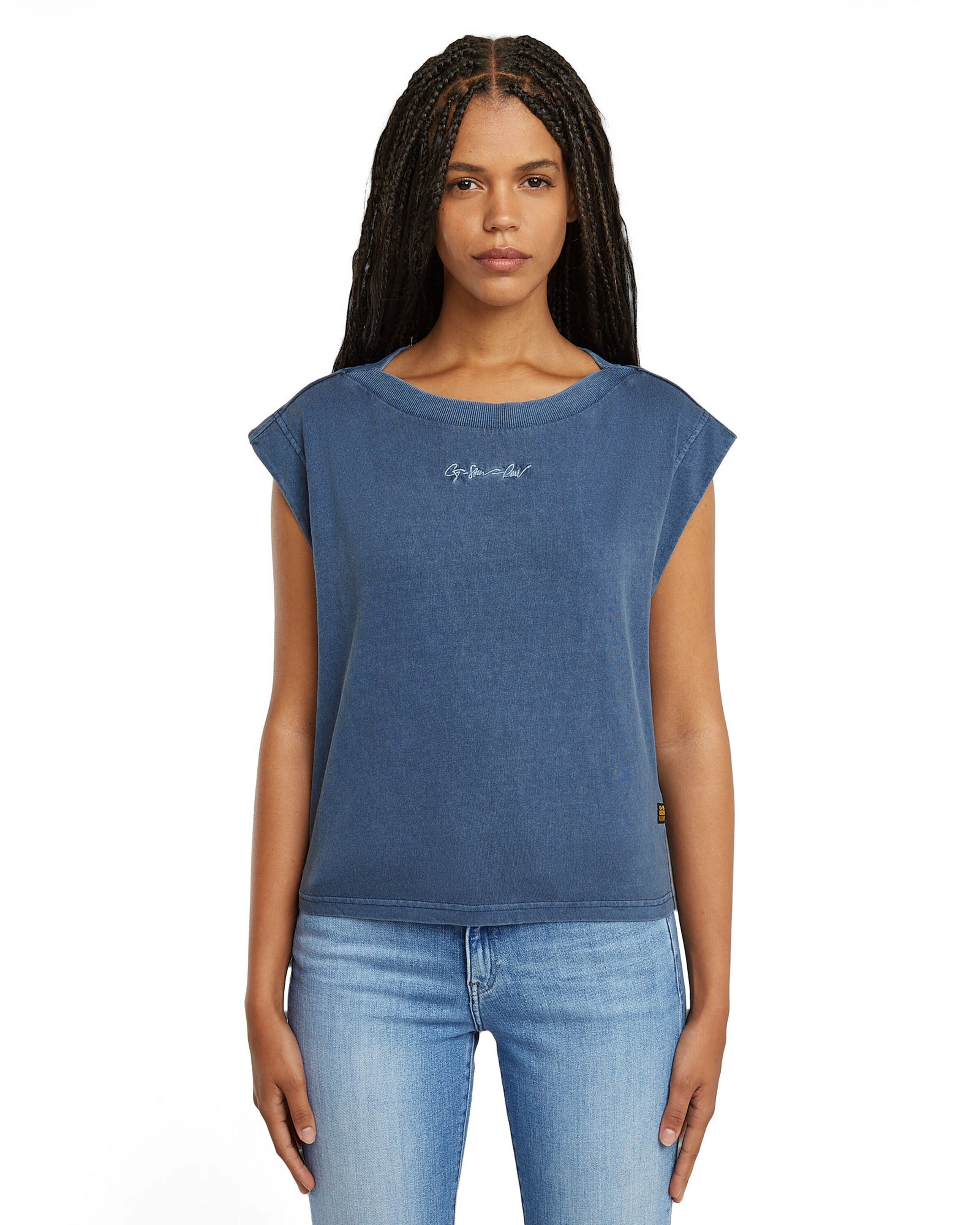 G-STAR Shirt in Blue: front