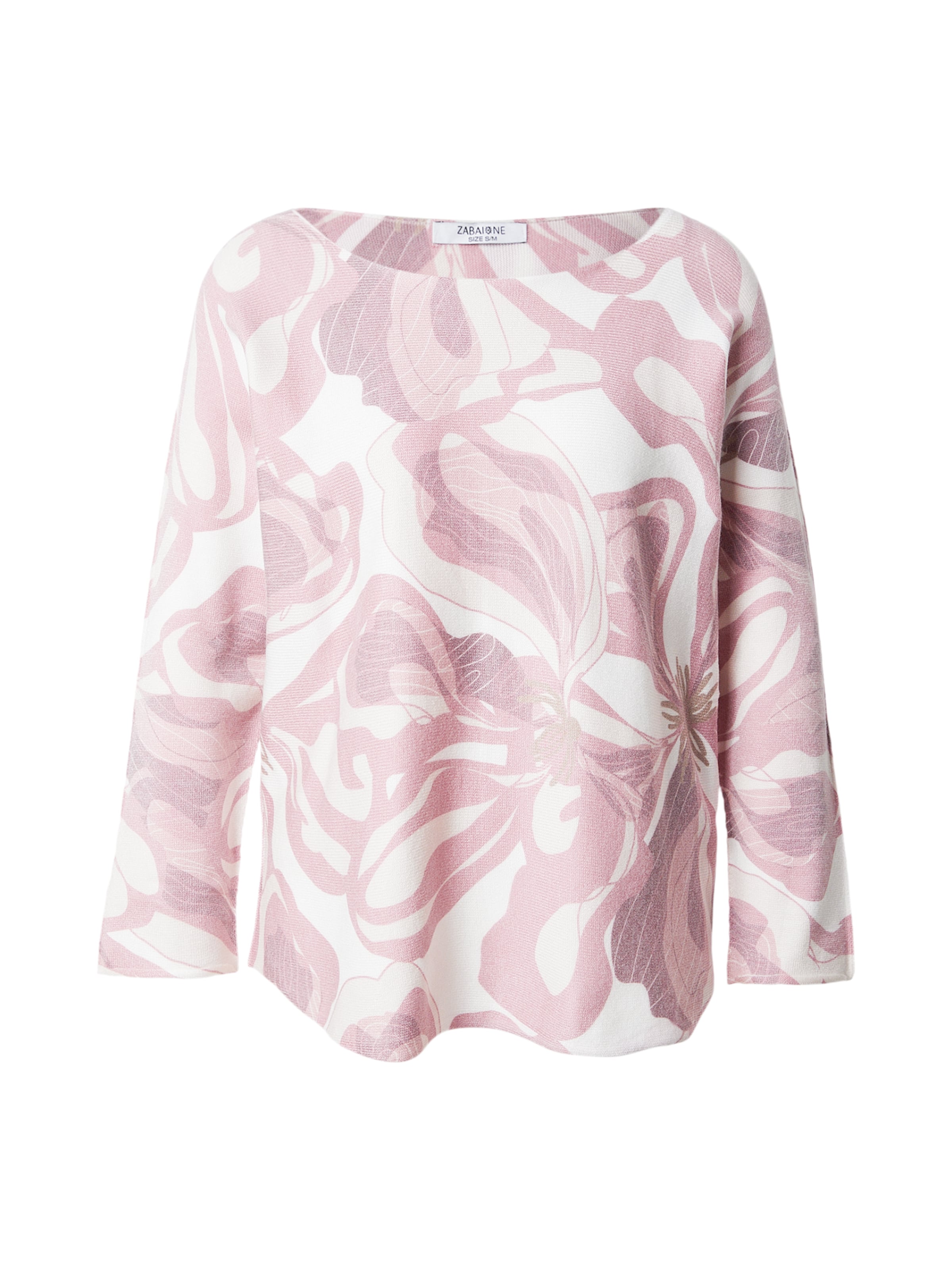 Pull-over 'Ya44sminaa' ZABAIONE en rose : devant