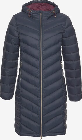 POLARINO Outdoor Coat in Blue: front