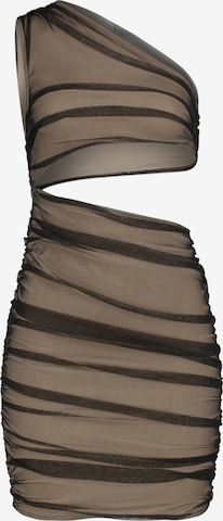 Nicowa Dress in Brown: front