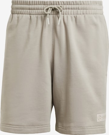 ADIDAS PERFORMANCE - Pantalón deportivo 'Mercedes - AMG Petronas Formula One Team' en beige: frente