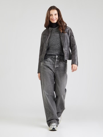 AGOLDE Vrečasti Kavbojke | siva barva