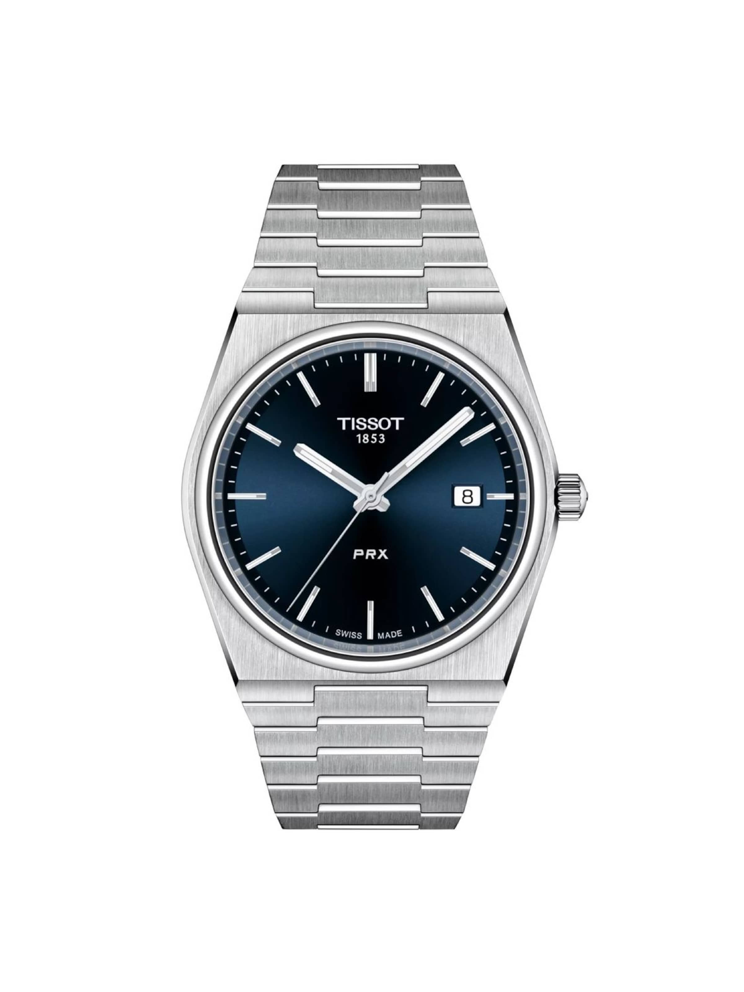 Tissot Analog Watch 'PRX' in Silver: front
