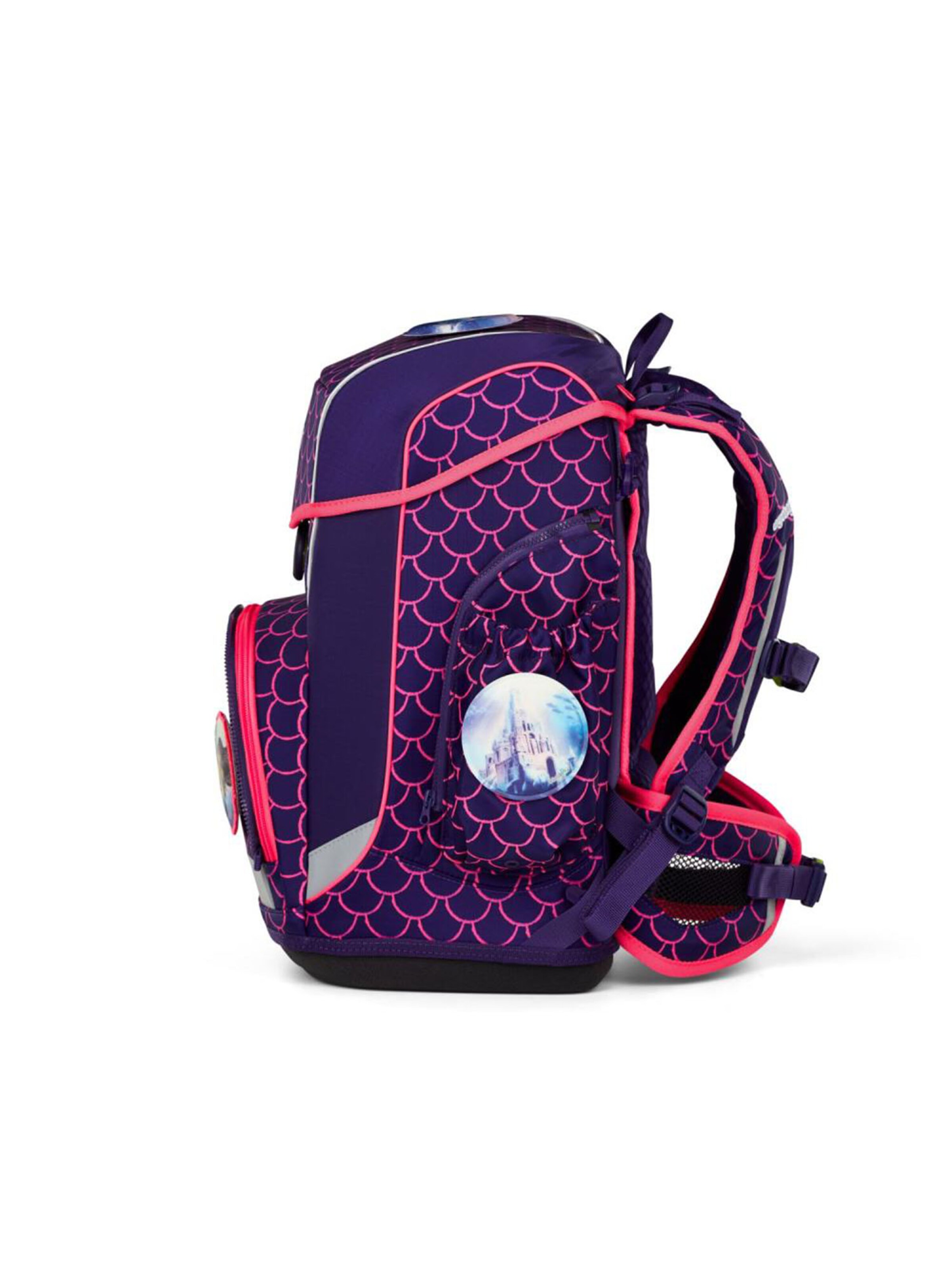 ergobag Backpack 'Cubo Light Schulranzen Set' in Purple