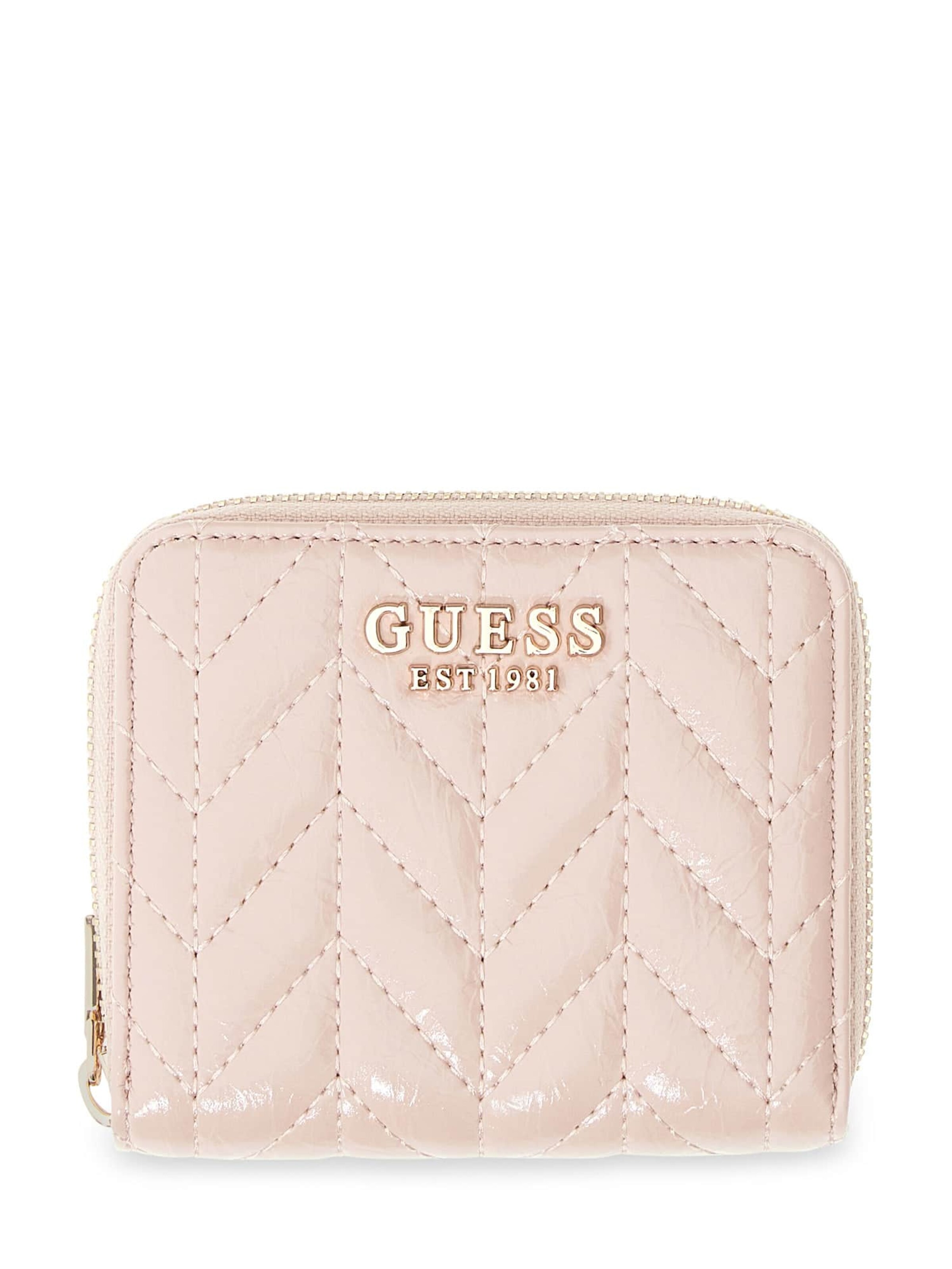 GUESS Wallet 'Cheryl' in Pink: front