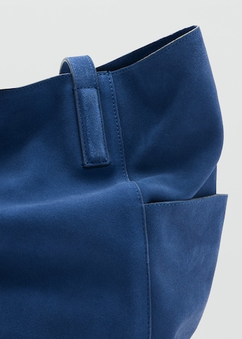 MANGOShopper torba 'ALMUDENA' - plava boja
