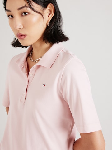 TOMMY HILFIGER Poloshirt '1985 REG PIQUE' in Pink