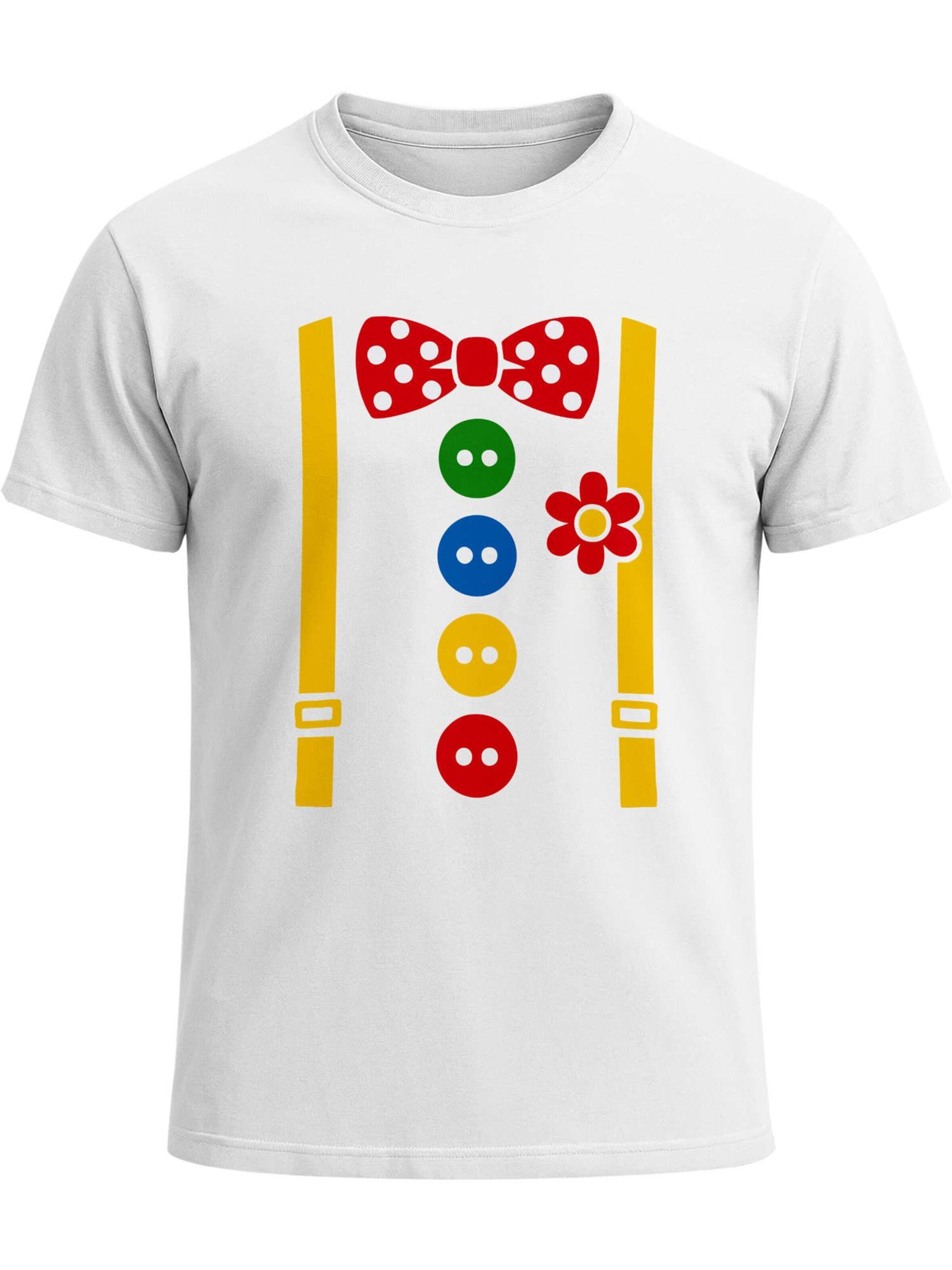 MoonWorks Shirt 'clown'‌‌‌ in Weiß: Vorderseite
