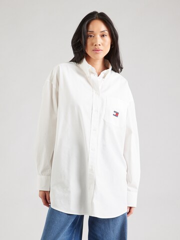 Camicia da donna di Tommy Jeans in bianco: frontale