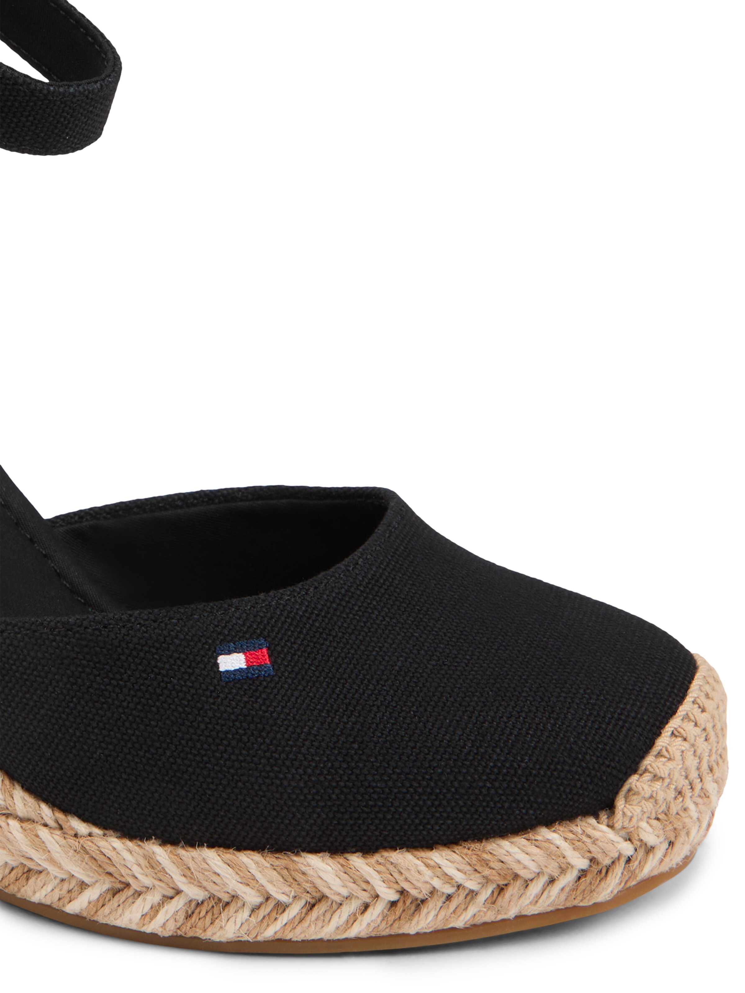 TOMMY HILFIGER - Sapatos abertos atrás em preto