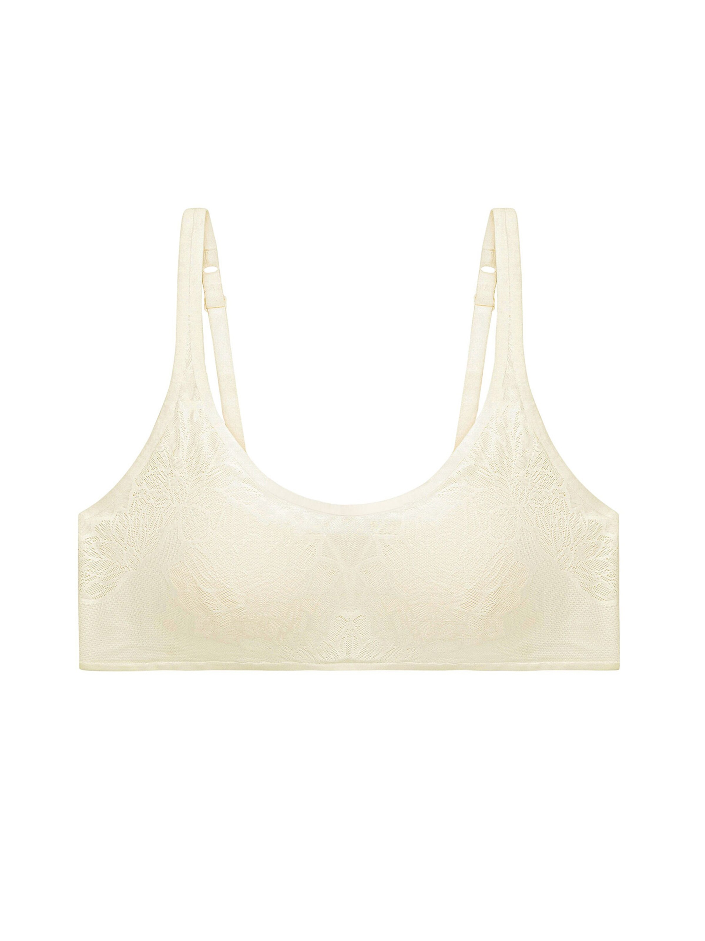 TRIUMPH Bra ' Fit Smart ' in Yellow: front