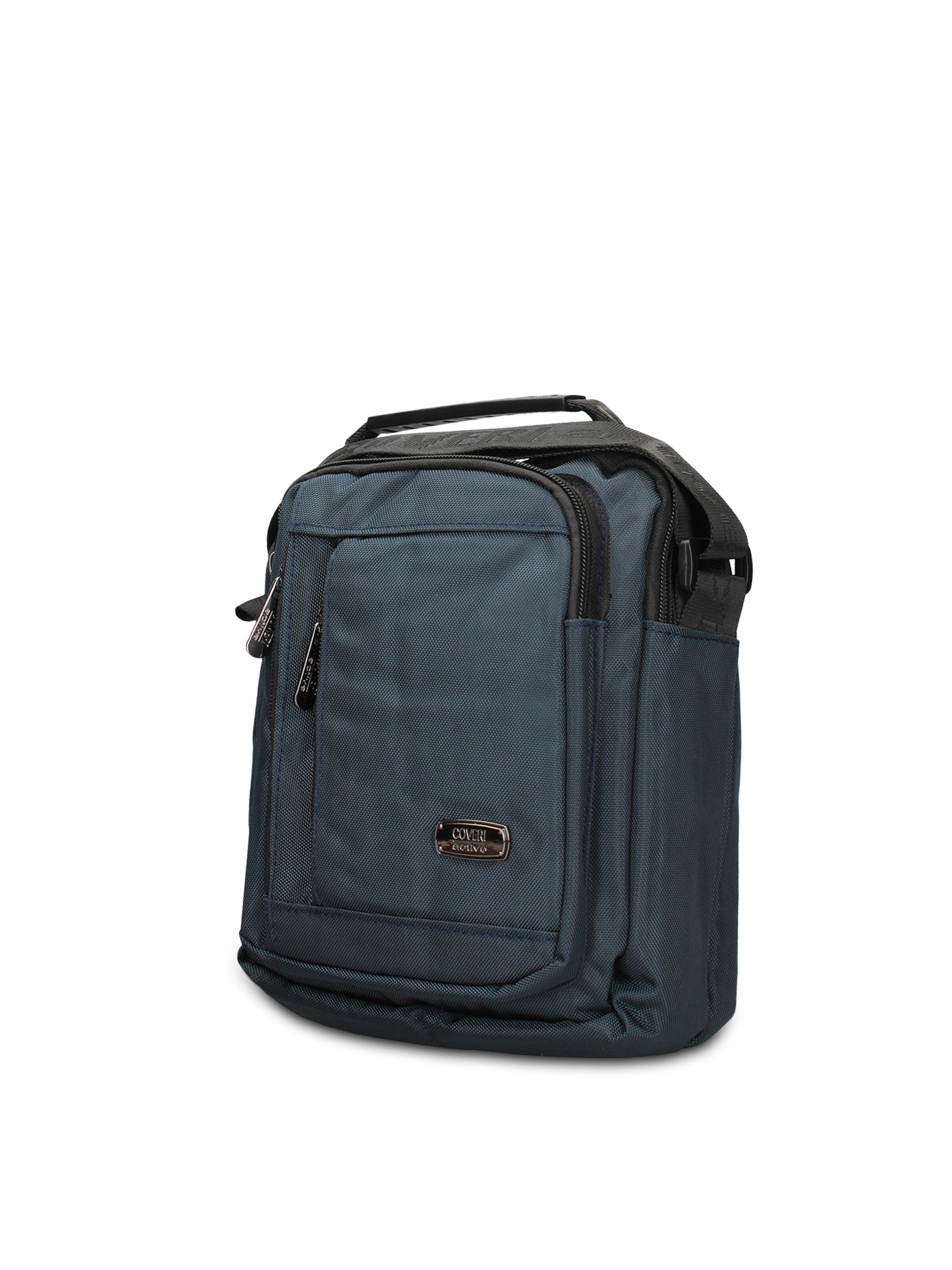 Borsa a tracolla 'Borsa a Tracolla Uomo Vegan Leather con Zip' di Coveri Collection in blu