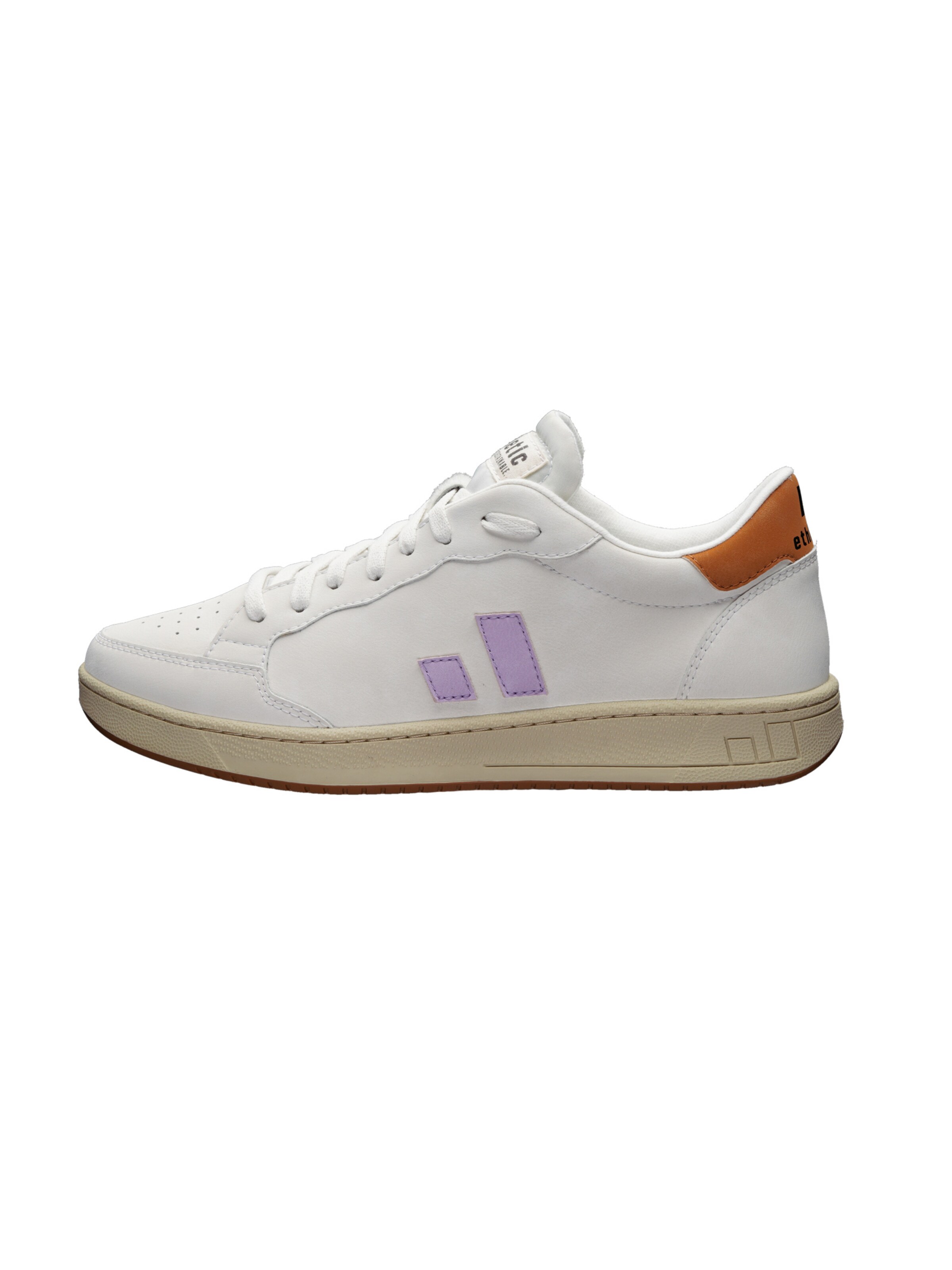 Ethletic Platform trainers 'Jesse' in White: front