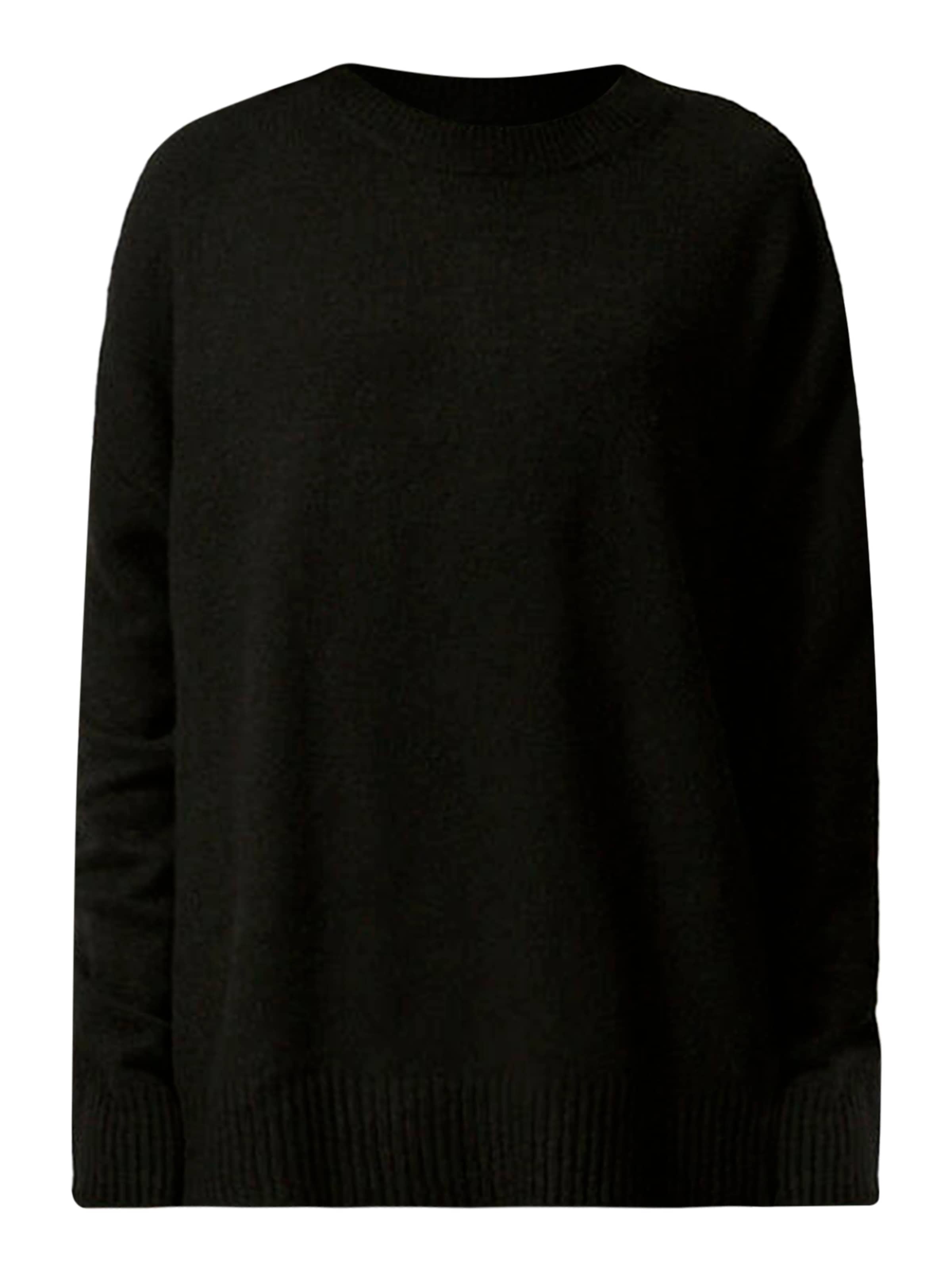 Touche Prive Pullover in Schwarz: Vorderseite