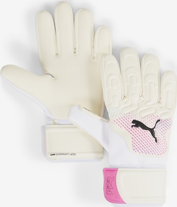 PUMA Sports gloves 'Future Match' in White: front