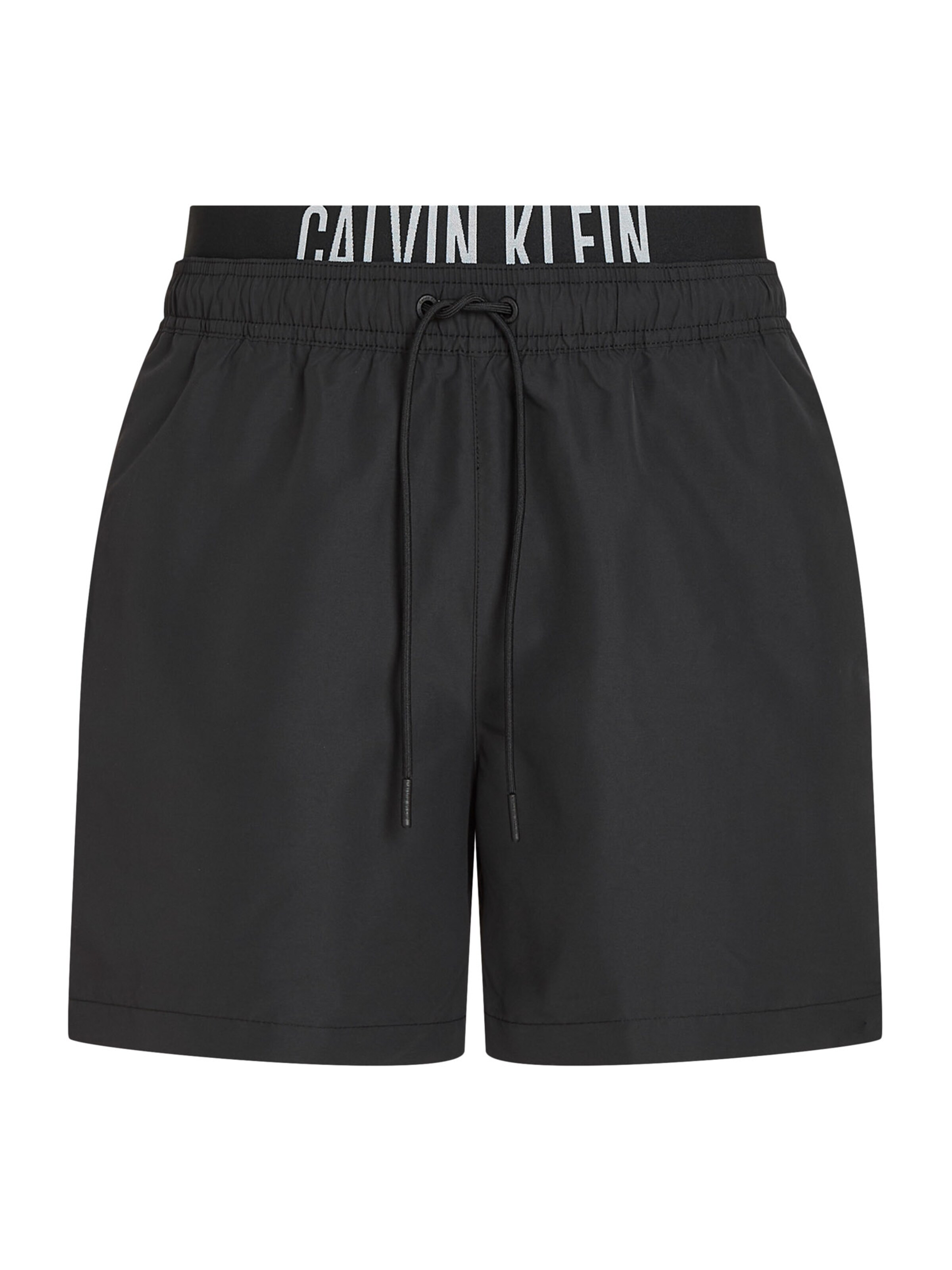 Calvin Klein Swimwear Plavecké šortky – černá: přední strana