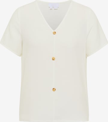 usha WHITE LABEL Blouse in Wit: voorkant