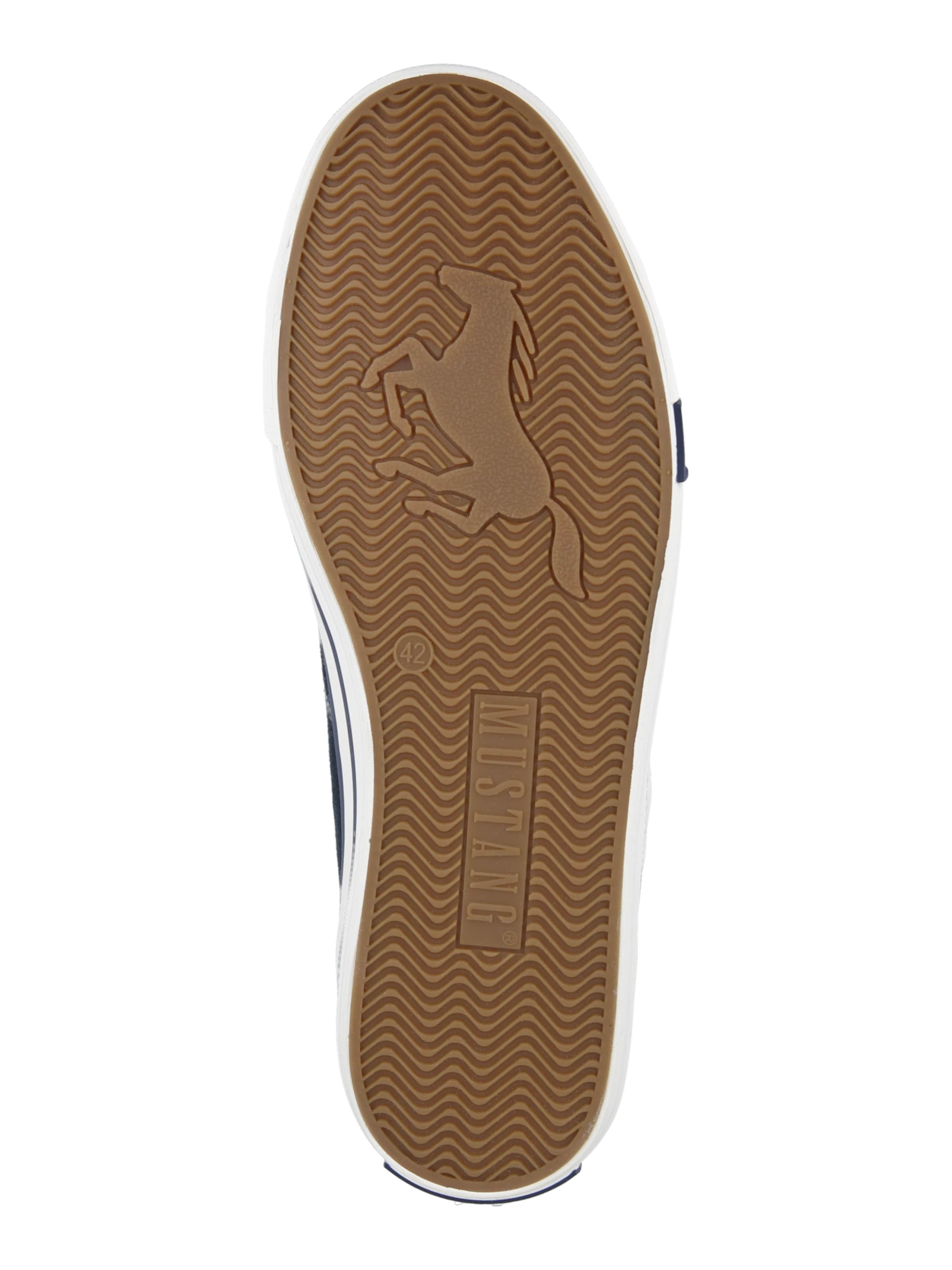 MUSTANG Låg sneaker i blå