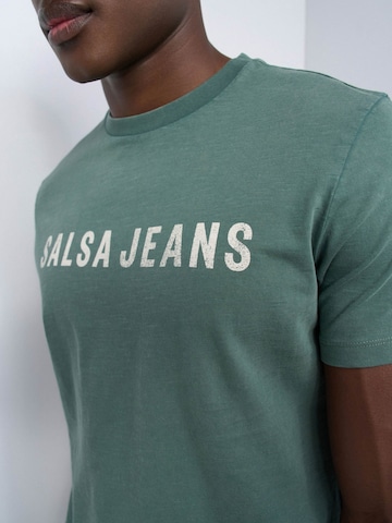 Salsa Jeans T-shirts in Grün