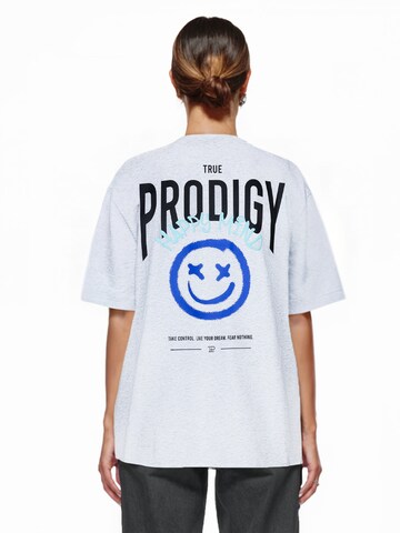 T-shirt ' Hajin F ' trueprodigy en gris : devant