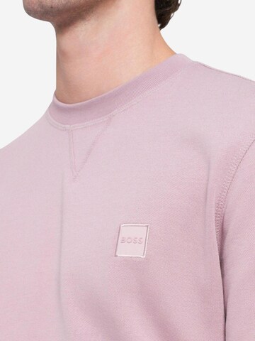 Felpa 'Westart' di BOSS in rosa