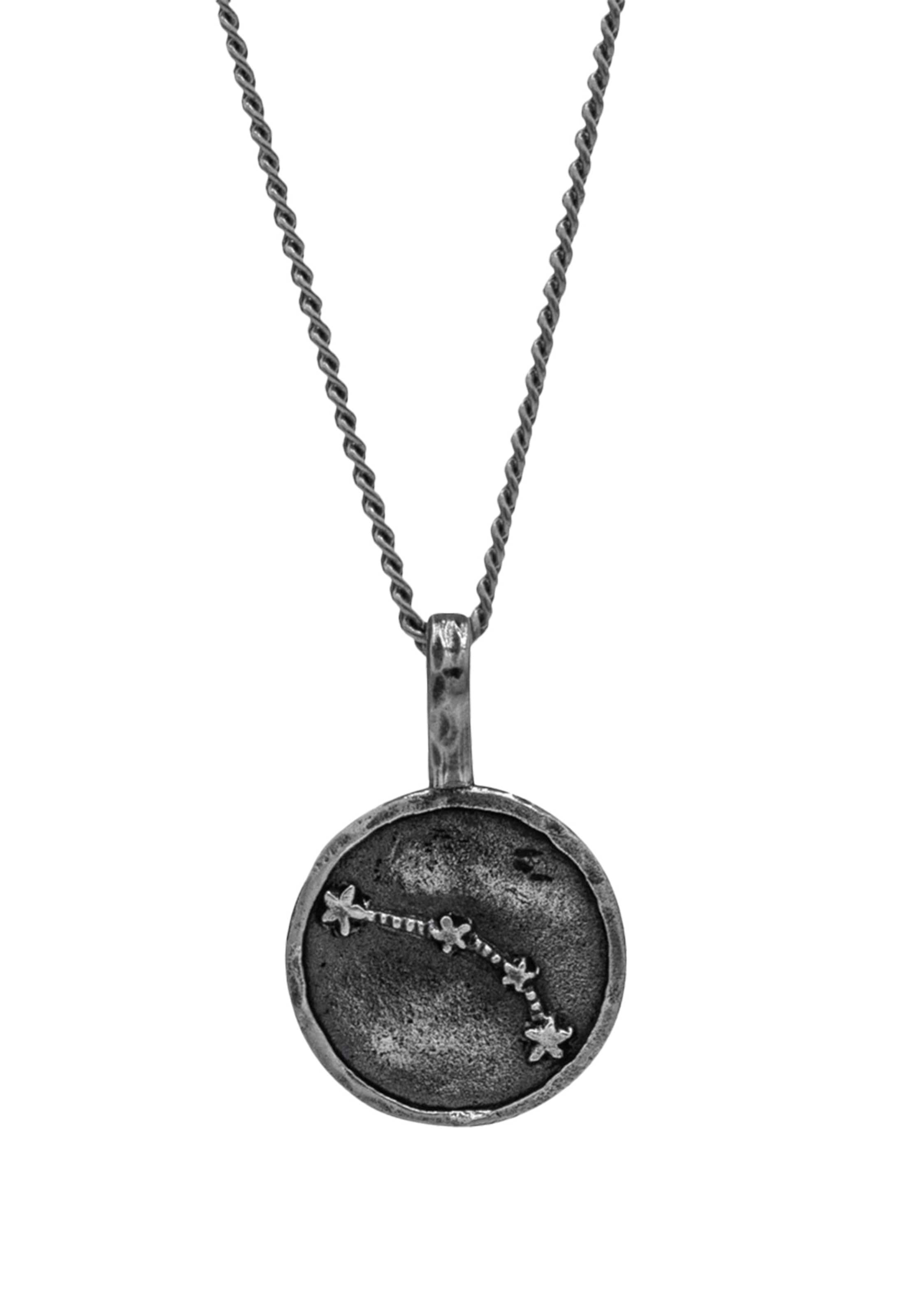 Haze&Glory Necklace 'Widder' in Grey: front