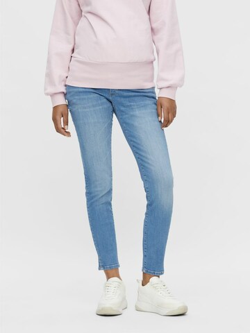 MAMALICIOUS Skinny Jeans 'LARGO' i blå: forside