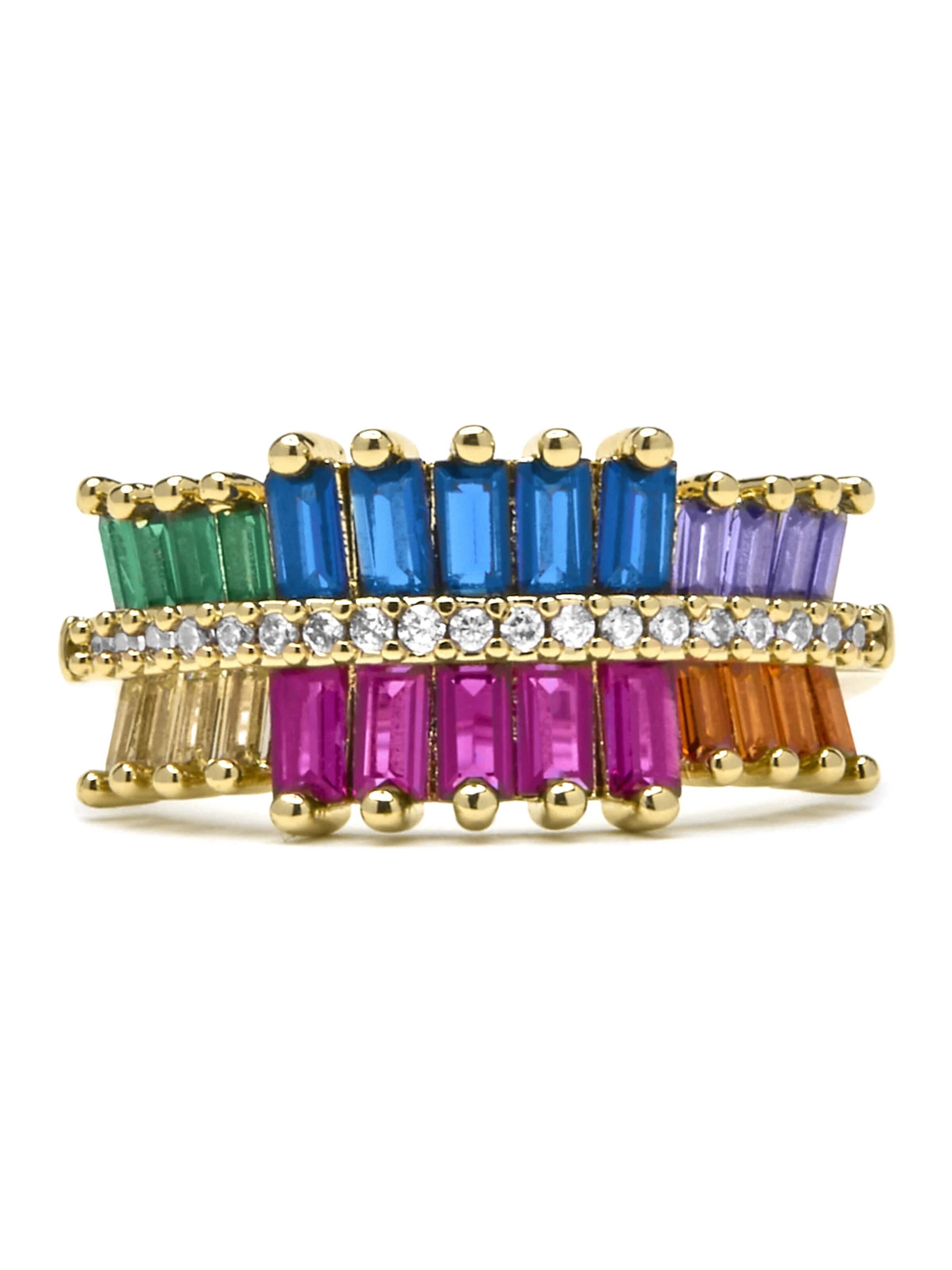 Luxenter Ring 'Osere'‌‌‌‌‌‌‌‌‌‌ in Mischfarben