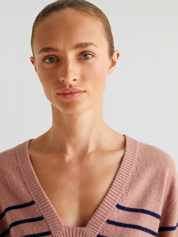 Scalpers Sweater 'Joy Square' in Brown