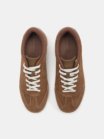 Pull&Bear Sneaker low i brun