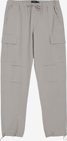 Pantalon cargo Bershka en gris : devant