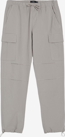 Pantalon cargo Bershka en gris : devant