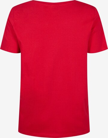 Zizzi Shirt 'VCASY' in Rot