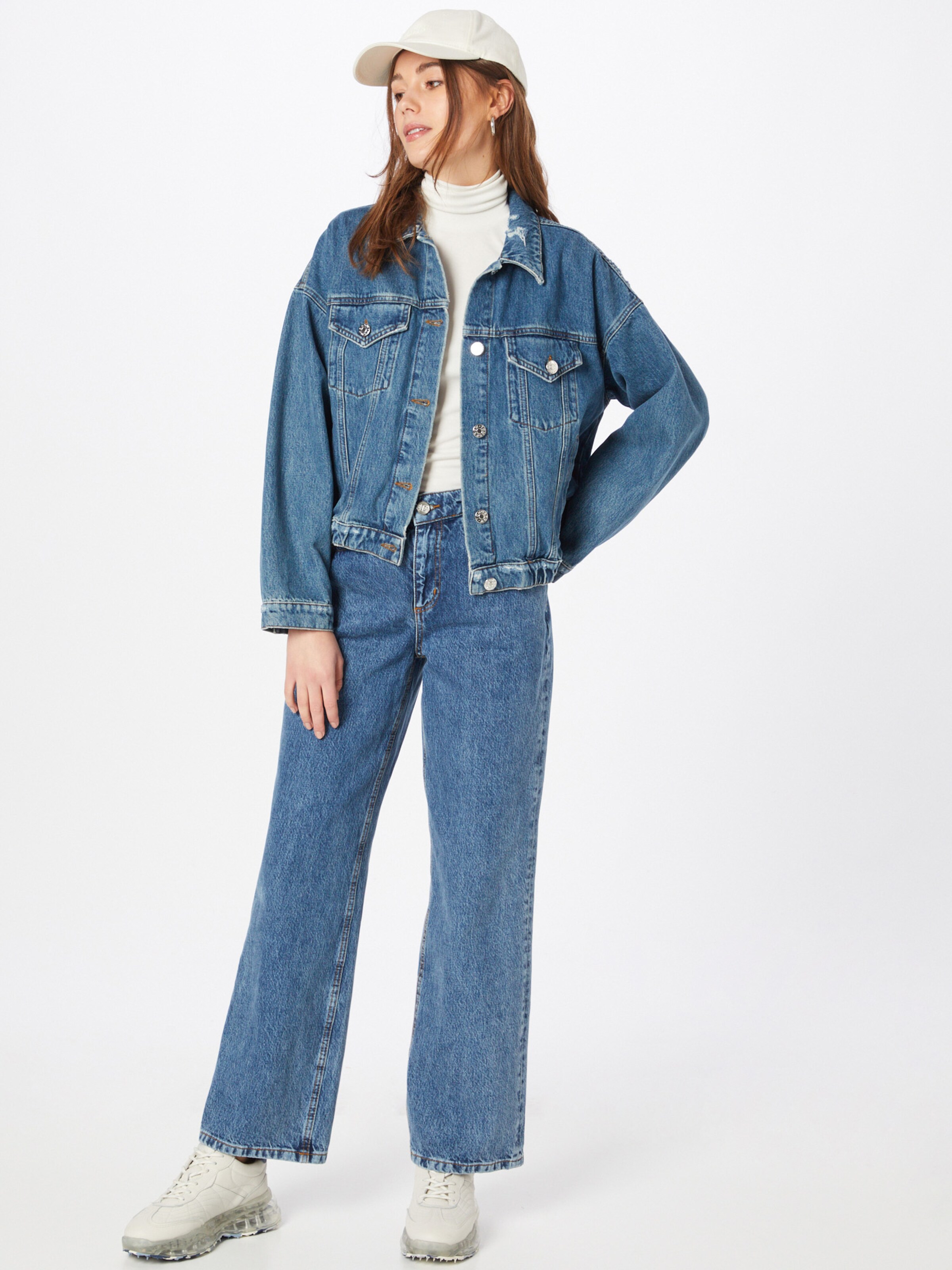 Frauen Jeans Goldgarn Jeans 'LINDENHOF I' in Blau - SK16505