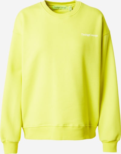 The Jogg Concept Sweatshirt 'RAFINE' in hellgelb / weiß, Produktansicht