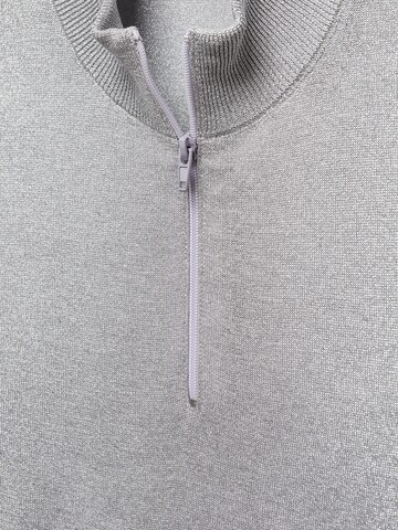 MANGO Sweater 'Cherry' in Grey
