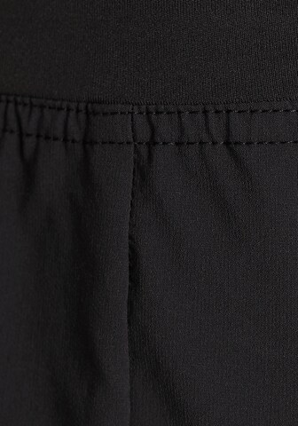 LASCANA ACTIVE Regular Outdoor trousers in Black