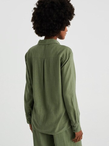 WE Fashion Bluse i grønn