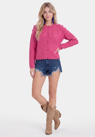 IZIA Gebreid vest in Roze